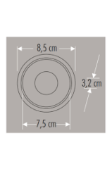 CATA Jaguar Yuvarlak Siyah-Rose Spot Takım CT-5049