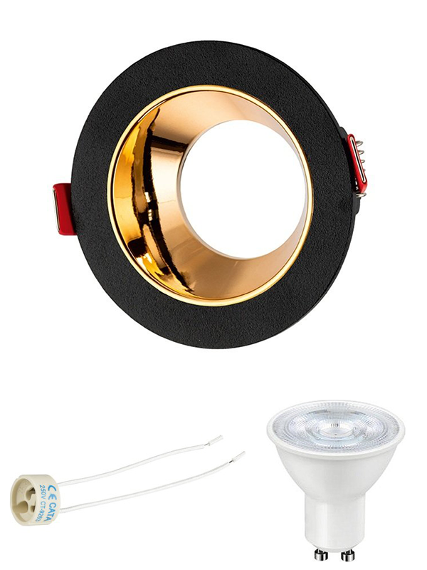 CATA Jaguar Yuvarlak Siyah-Rose Spot Takım CT-5049