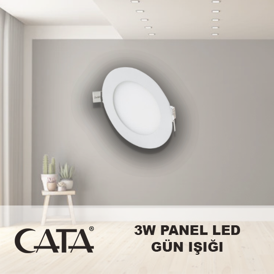 CATA 3W Sıva Altı Led Panel Spot Gün Işığı CT-5144