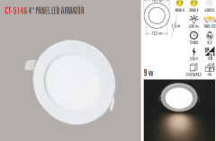 CATA 9W Sıva Altı Led Panel Spot Beyaz Işık CT-5146