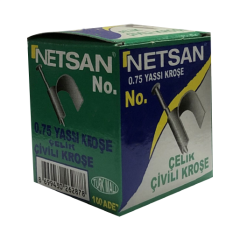 NETSAN Çivili Kroşe No:4 100 Adet