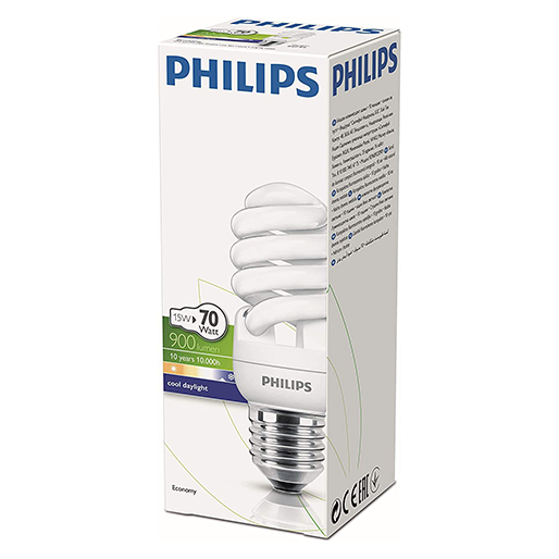 PHILIPS 15W Tasarruflu Ampul E27 Duy Beyaz Işık