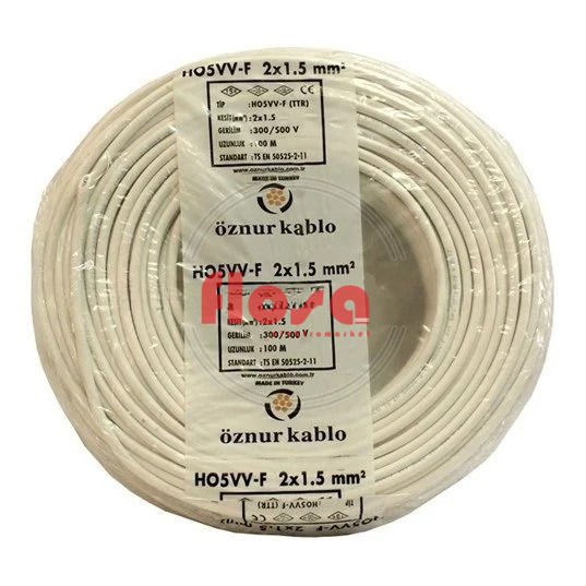 Öznur Kablo 2x1,5 mm TTR Enerji Kablosu