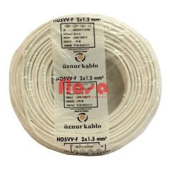 Öznur Kablo 2x1,5 mm TTR Enerji Kablosu