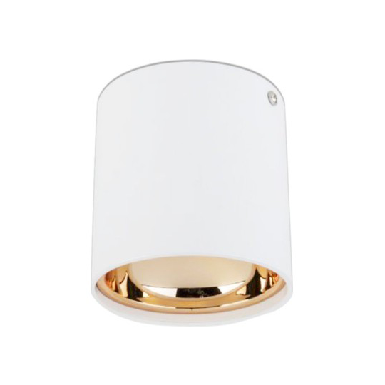 CATA Foça Sıva Üstü Spot Armatür Beyaz+Bakır CT-5421BR