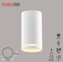 CATA Didim Sıva Üstü Spot Armatür CT-5423