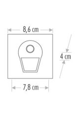 CATA 1W Sensörlü Koridor Led Aydınlatması Beyaz Işık CT-5170