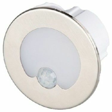 CATA 1,5W Sensörlü Koridor Led Aydınlatması Satin Yuvarlak Kasa Beyaz Işık CT-5174