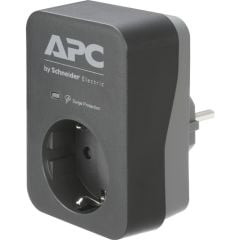 SCHNEIDER Electric APC Tekli Akım Korumalı Priz Siyah