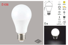 CATA 12W Led Ampul Beyaz Işık E27 Duy CT-4266