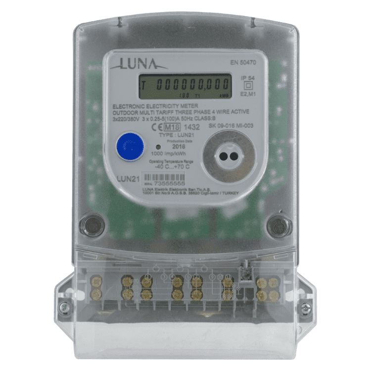 LUNA Trifaze Elektrik Sayacı