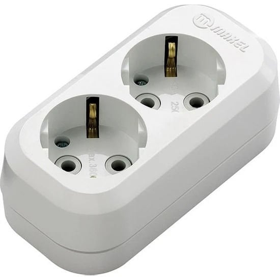 MAKEL İkili Topraklı Grup Priz