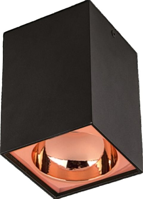 CATA Bergama Sıva Üstü Spot Armatür Siyah+Gold CT-5420SB