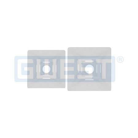 GWEST 19X19MM Yapışkan Kroşe 100 Adet Beyaz