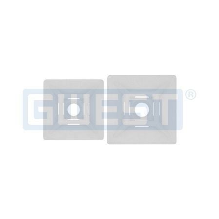 GWEST 28X28MM Yapışkan Kroşe 100 Adet Beyaz