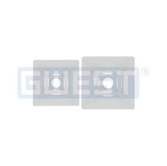 GWEST 28X28MM Yapışkan Kroşe 100 Adet Beyaz