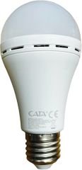 CATA 9W Şarjlı Led Ampul Beyaz Işık E27 Duy CT-4229