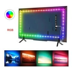 CATA USB RGB Şerit Led Seti 3 Metre CT-4566