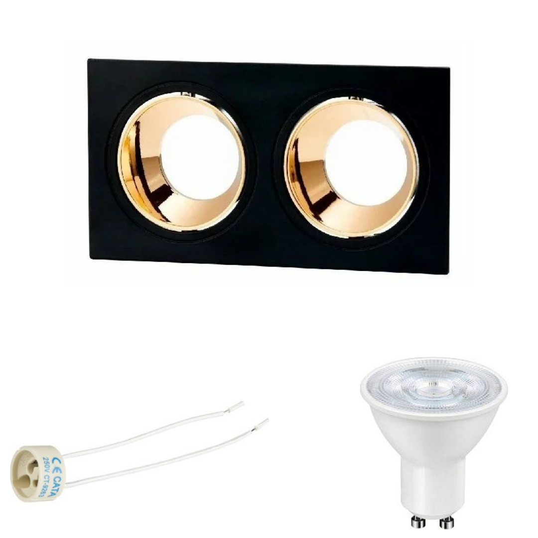 CATA Jaguar İkili Kare Siyah-Rose Spot Takım CT-5056