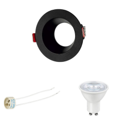 CATA Jaguar Yuvarlak Siyah Spot Takım CT-5041