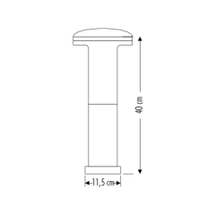 CATA Napoli Bahçe Armatürü CT-7017