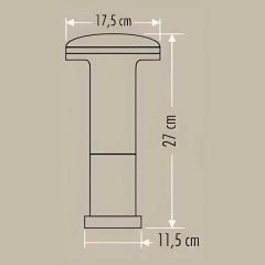 CATA Napoli Bahçe Armatürü CT-7016