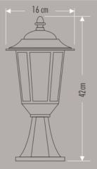 CATA Parma Bahçe Armatürü CT-7111
