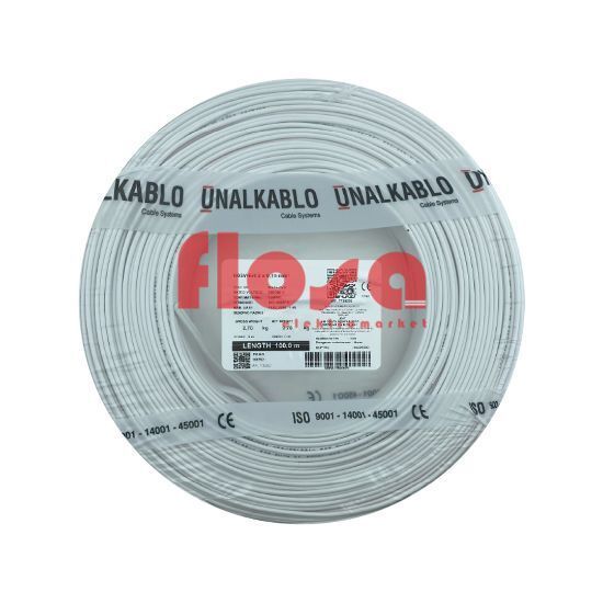 ÜNAL 2x0,75 Kordon 100 Metre Kablo Bakır