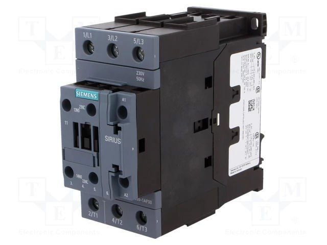 SIEMENS SİRİUS KONTAKTÖR 30KW 65A/230V 3RT2037-1AP00
