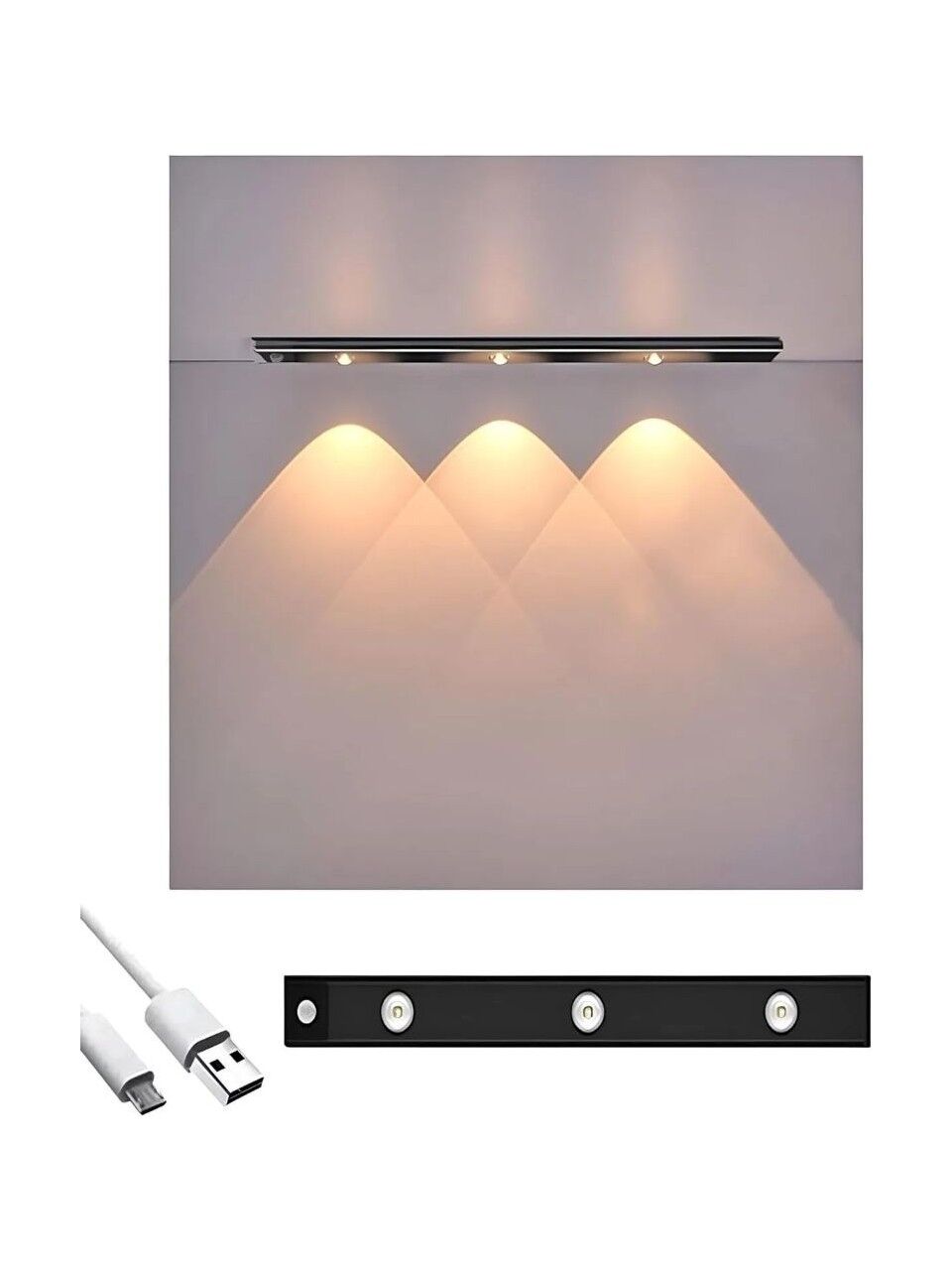 CATA Bella Slim Cabinet 3 Renk Modlu Şarjlı Sensörlü  CT-2464