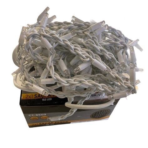 CATA Saçak Led Dış Mekan Perde Süsleme Gün Işığı 2x1 Metre CT-8503